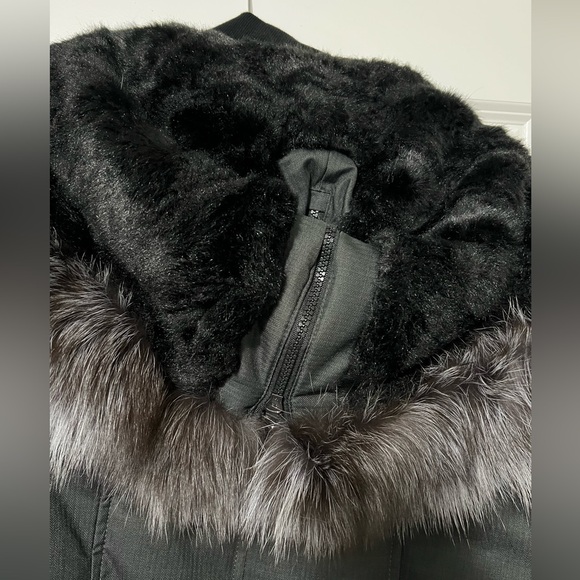 -37 temp Sicily Winter Coat -Genuine Natural Silver Fox Fur - Picture 7 of 10